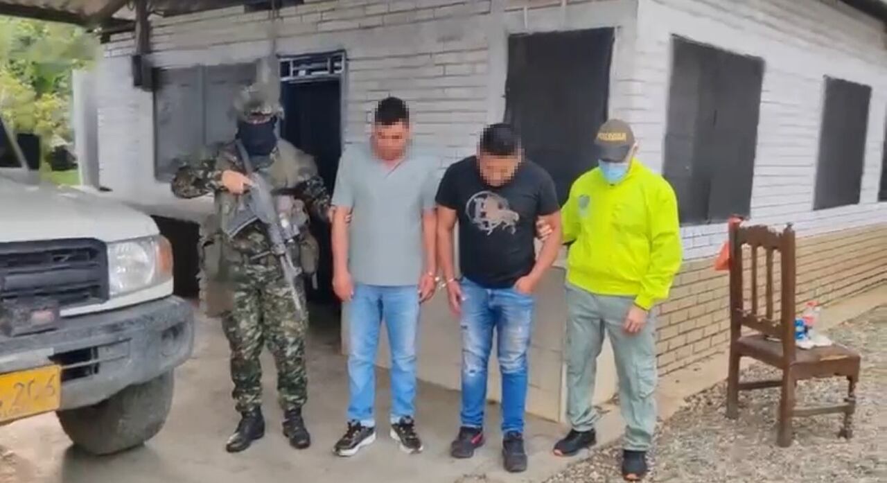 Los dos capturados al parecer son integrantes de esta organización armada al margen de la ley, indicó el Ejército.