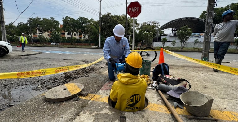 Emcali estará realizando trabajos esenciales para el suministro del agua.
