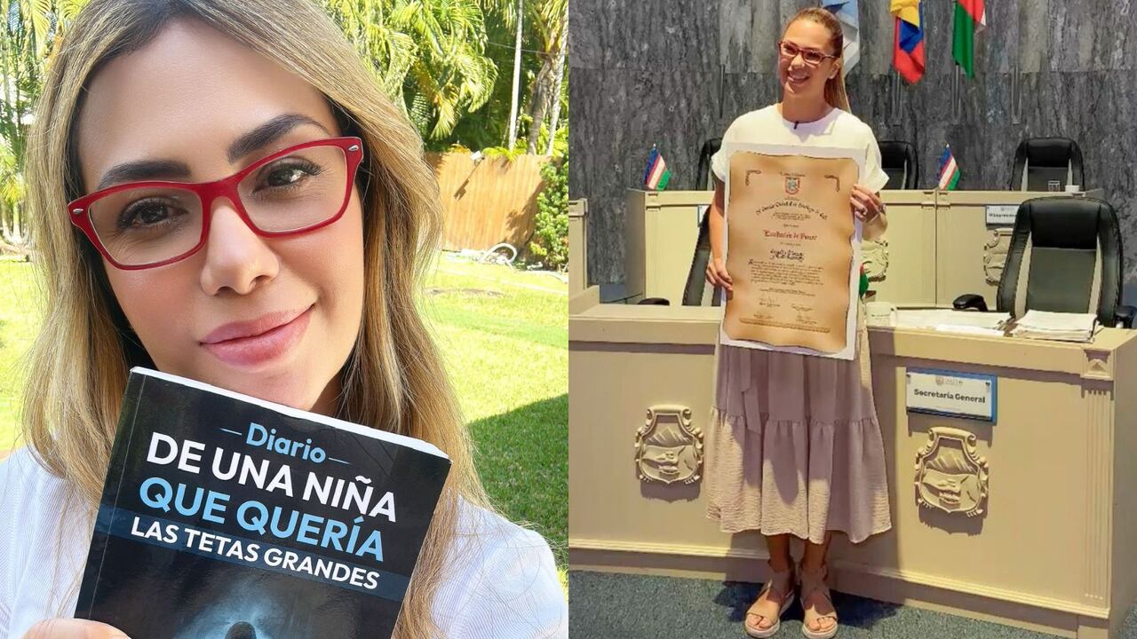 Angelly Moncayo es actriz y escritora. Se colocó implantes a los 18 años y padeció diferentes problemas de salud debido al síndrome de Asia.