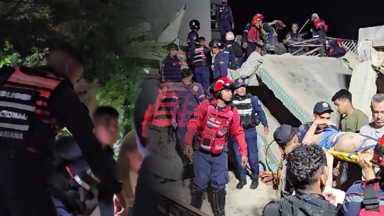 Los devastadores movimientos telúricos de este miércoles 24 de junio provocaron colapsos estructurales en Caracas.
