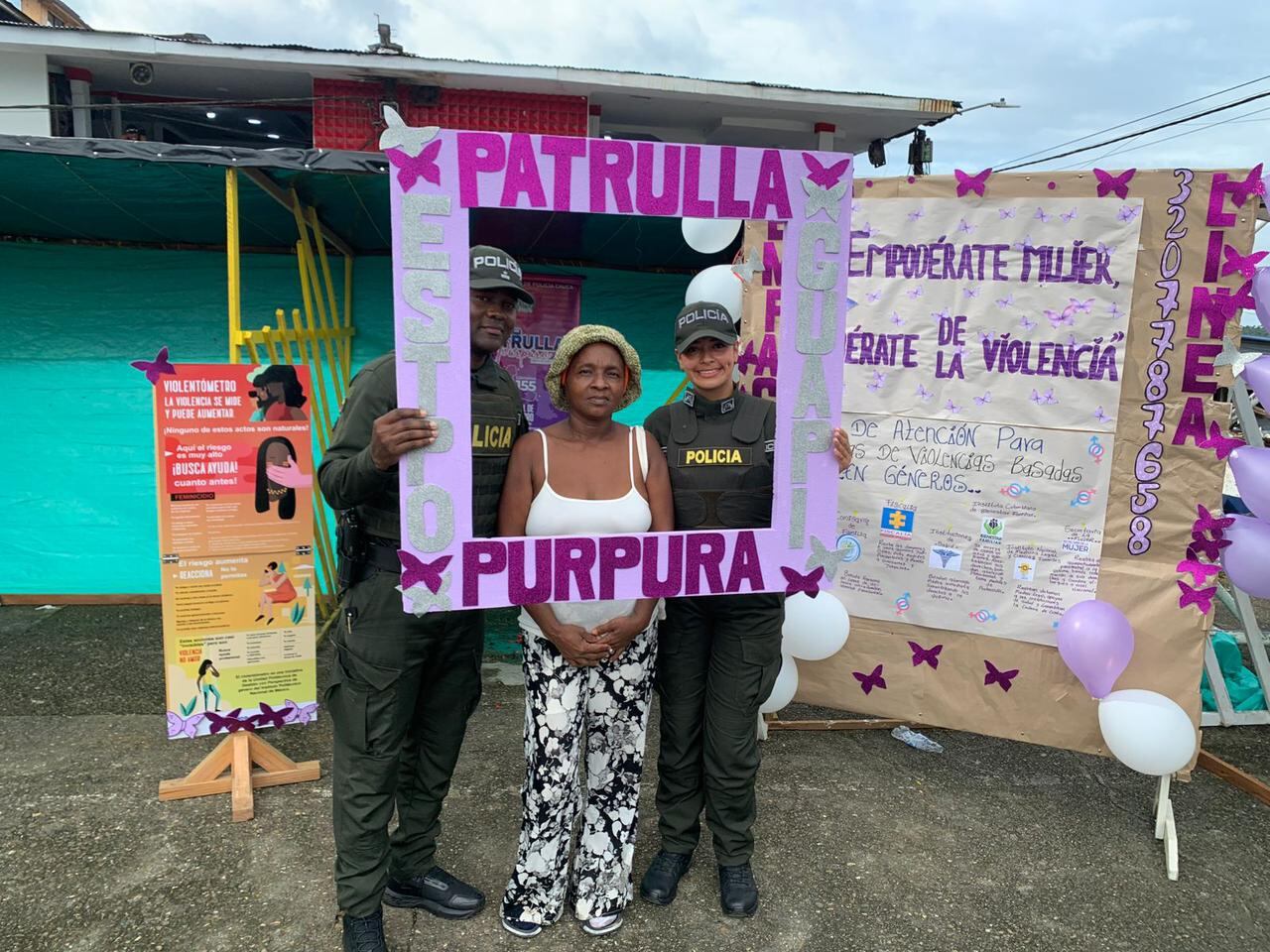 "Este es solo el comienzo de un camino que seguiremos recorriendo con determinación y esperanza. A todas las mujeres de Guapi, les decimos, no están solas, hay una institución que están con ellas", manifestaron los integrantes de la Patrulla Púrpura.