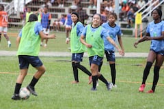 Entrenamiento de Internacional de Palmira Femenino.