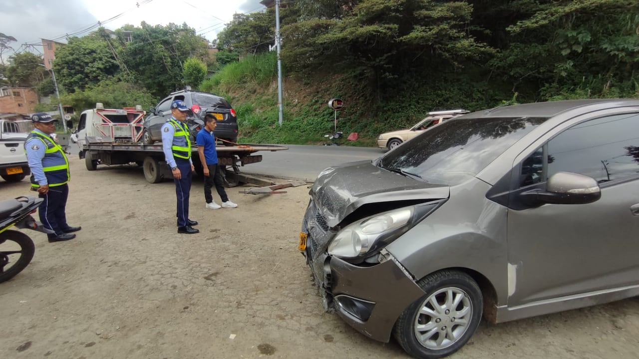Accidente vía al mar