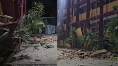 Hospital Dr. Francisco A. Rísquez en Caracas, queda con fuertes daños tras terremotos en Venezuela.