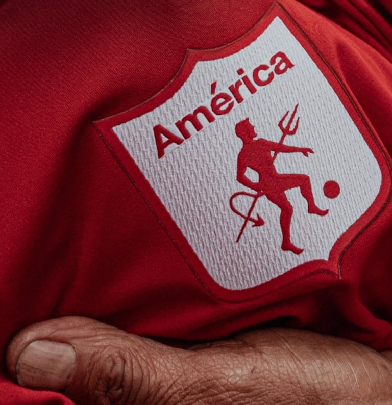 Escudo del América de Cali en su versión fan.