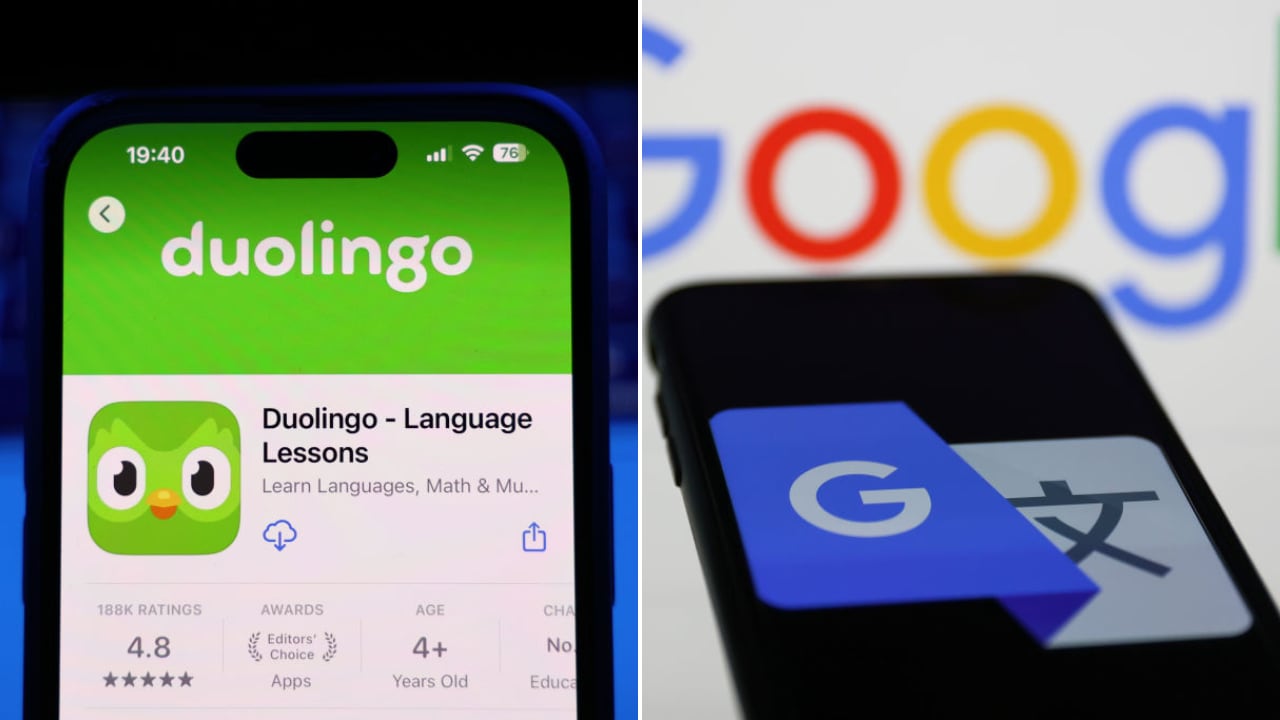La apuesta de Google Translate podría desafiar el liderazgo de Duolingo en idiomas.