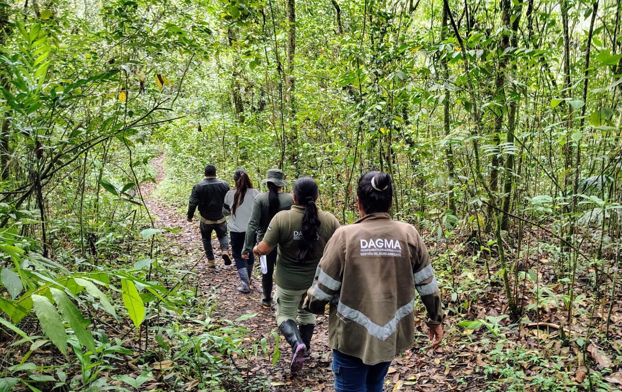 Hasta el momento, 32 guardabosques del Dagma han sido capacitados en instalación, descarga de datos y mantenimiento de los dispositivos.