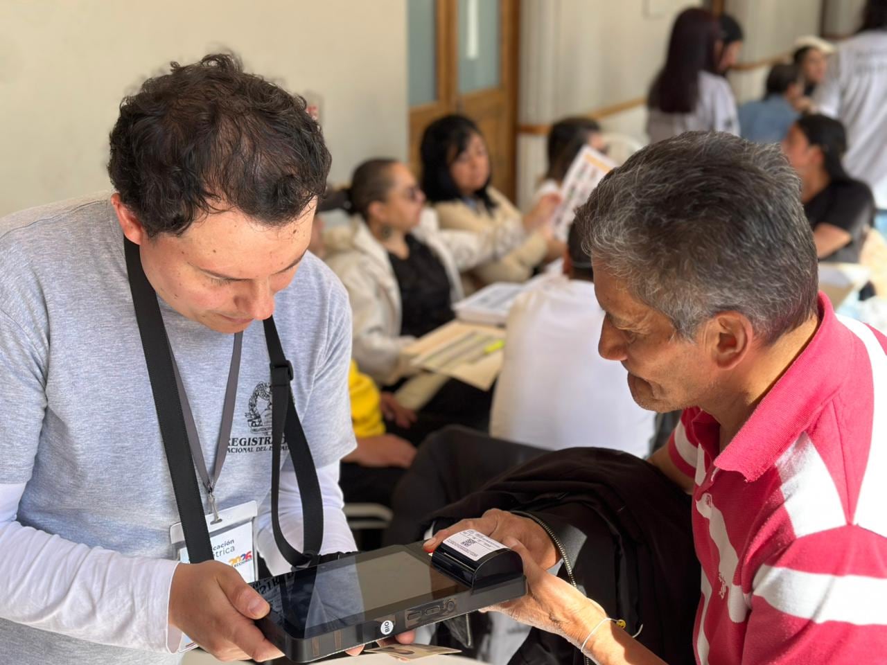 La autenticación biométrica se realizó en Pasto.