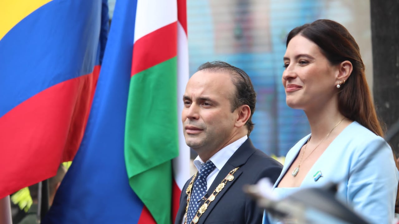 Alejandro Eder y su esposa Taliana Vargas
Posesión Alcalde de Cali