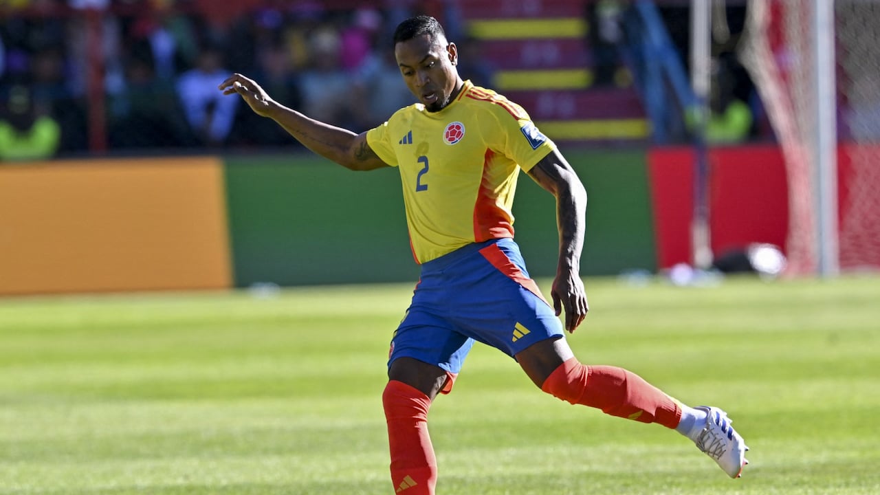 Willer Ditta vistiendo los colores de la Selección Colombia.