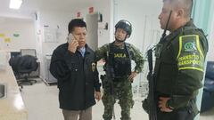 El Mandatario había sido secuestrado junto a su escolta cuando regresaba de un viaje de Bogotá.