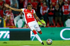 Luis Quiñones con Independiente Santa Fe en 2015.