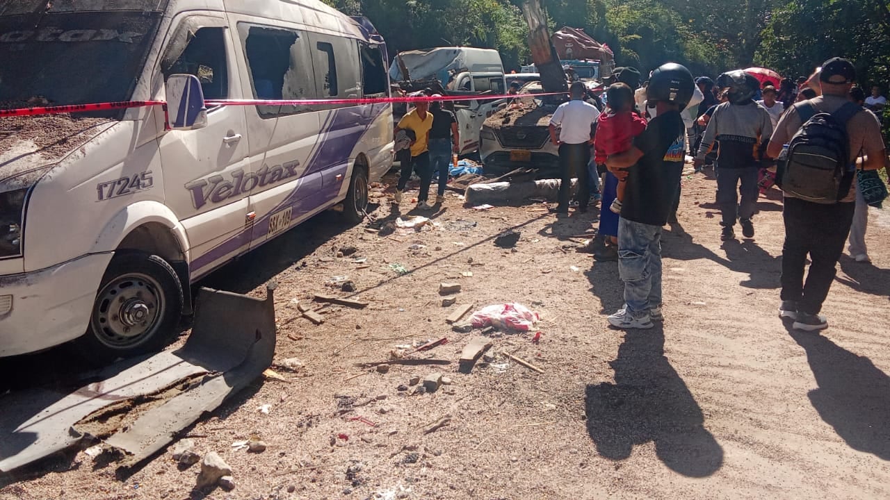 Así está el panorama en el sector El Tunel, Cajibío, Cauca tras el atentado
