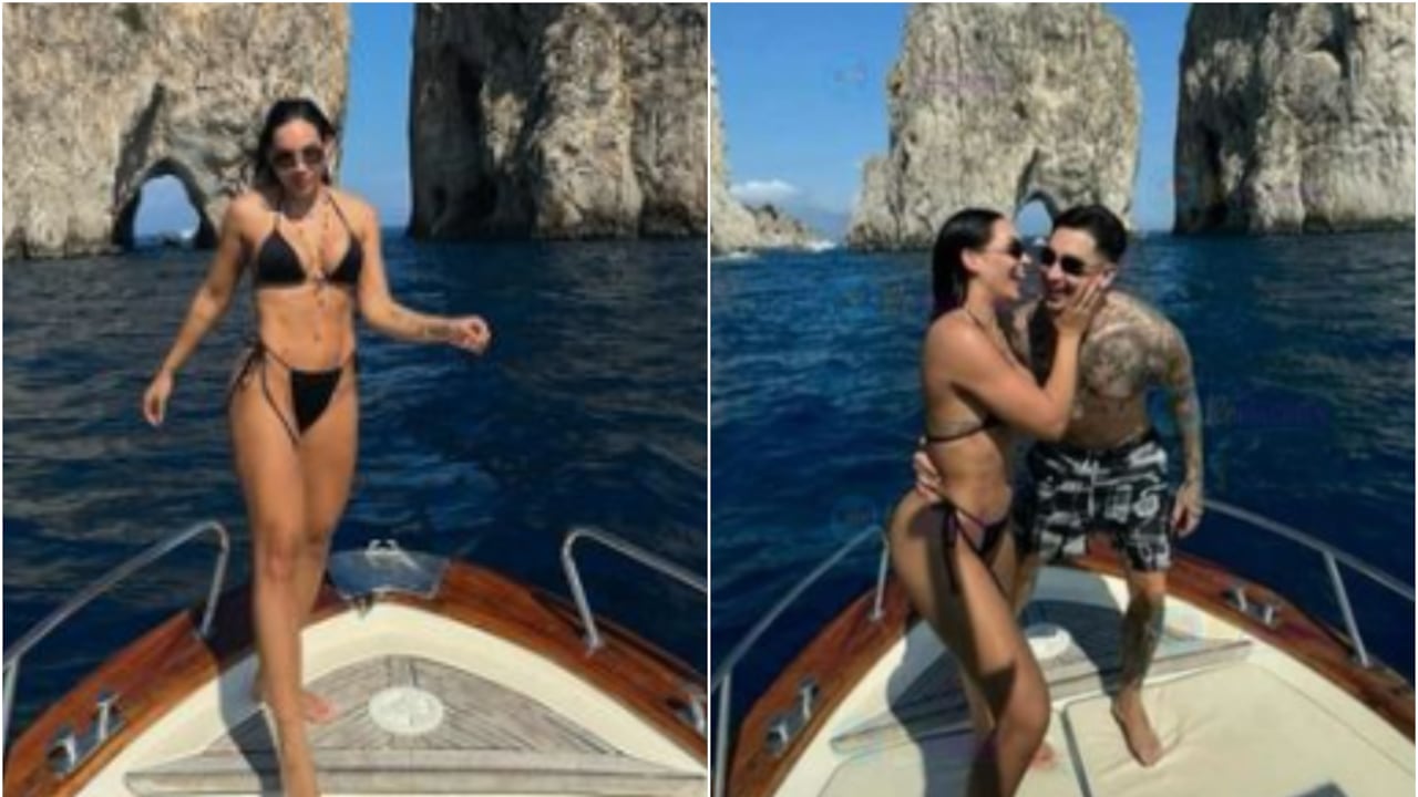 Andrea Valdiri se encuentra disfrutando de unas vacaciones en Europa junto a su nuevo novio.