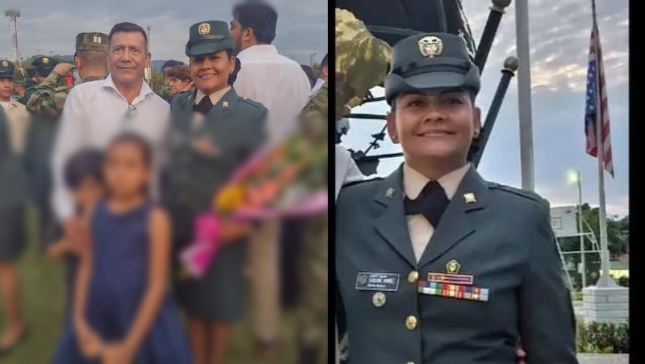 Los padres de la sargento Ramírez manifestaron que el pequeño no puede distanciarse de su mamá.