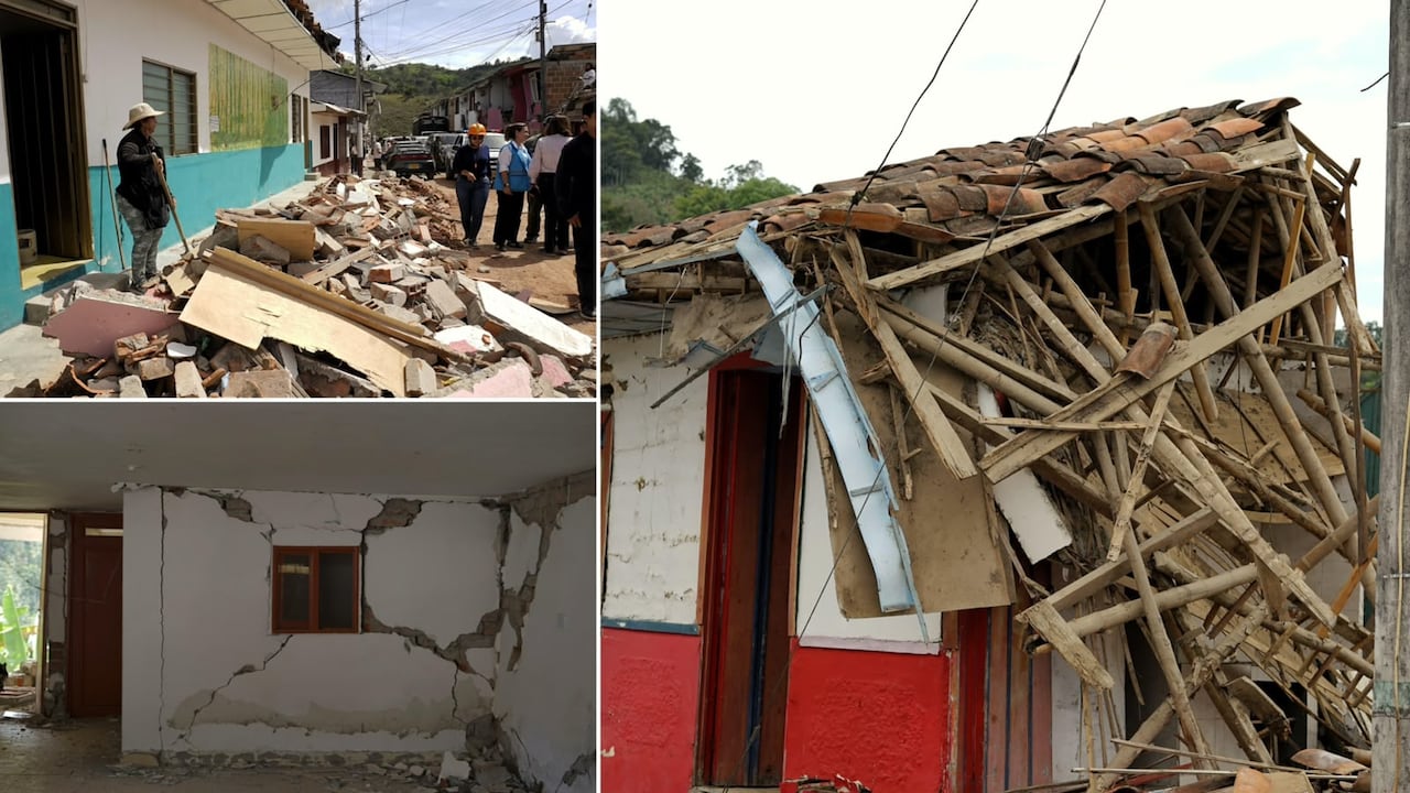 Así quedaron los municipios del norte del Valle tras el sismo.