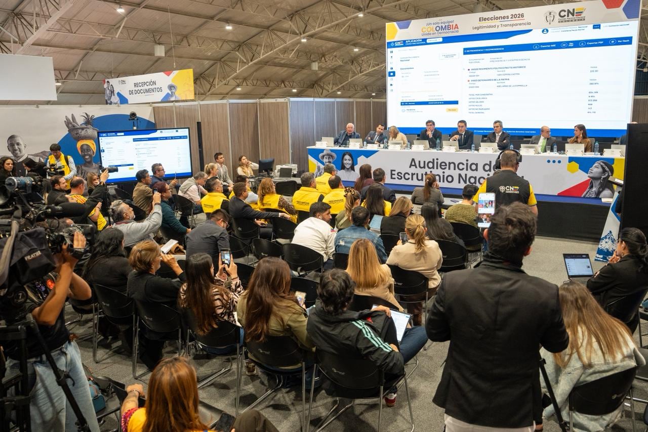 La etapa de escrutinio general contó con el acompañamiento permanente de organismos de control del Estado, incluyendo a la Procuraduría General de la Nación.