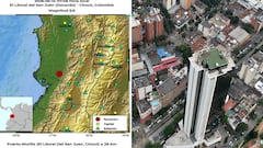 El epicentro del fuerte temblor en Cali fue en El Litoral del San Juan, en el departamento de Chocó.