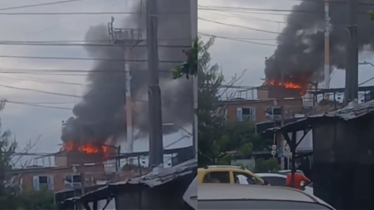 Emergencia en la madrugada activa un gran despliegue de unidades en zona residencial de la capital vallecaucana.
