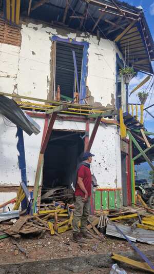 Motobomba explotó en Fenicia, Valle