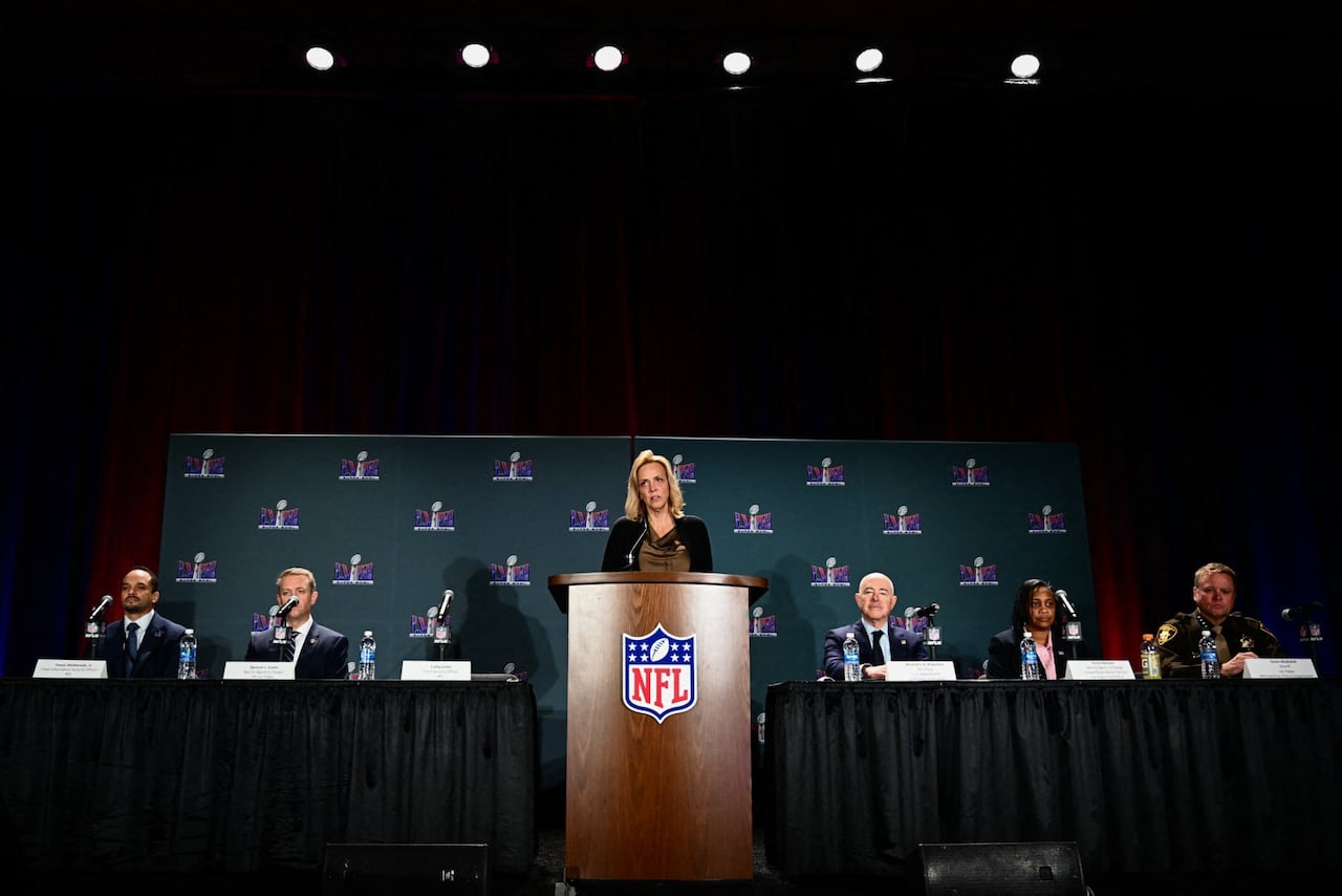 Super Bowl, Conferencia de prensa sobre seguridad pública
