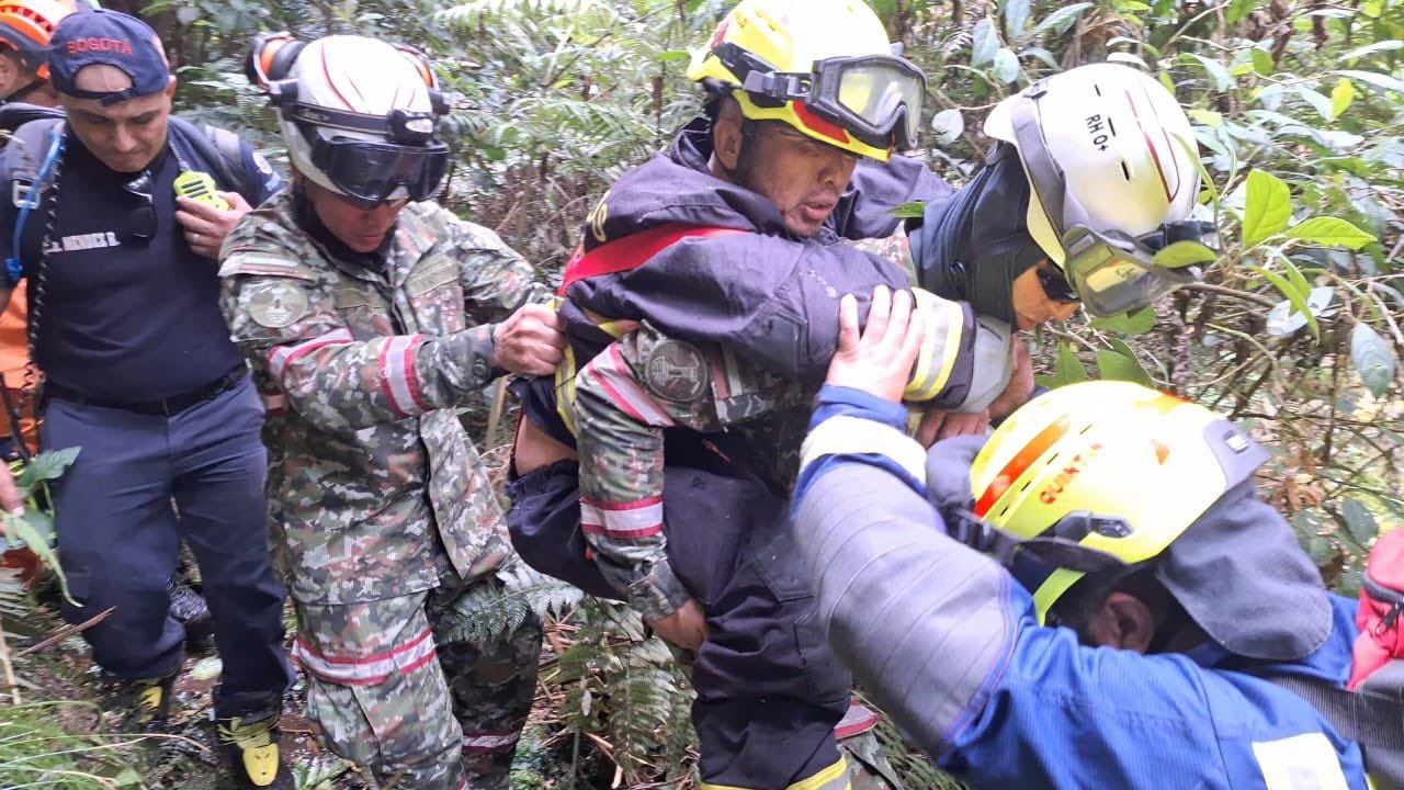 Video: Así fue el momento en el que rescataron al extranjero que estaba perdido en Monserrate.