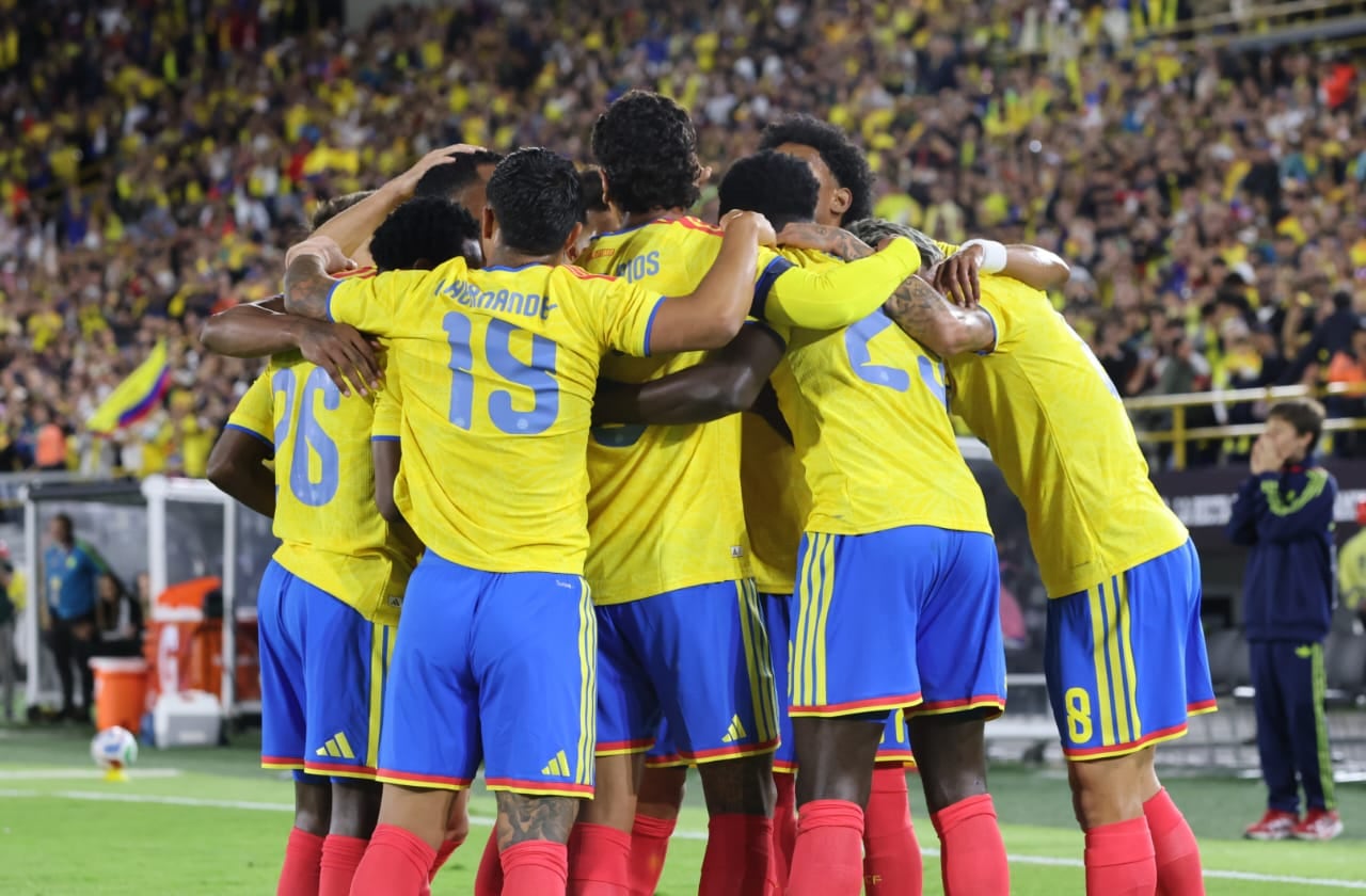 Selección Colombia en el amistoso ante Costa Rica previo al Mundial 2026