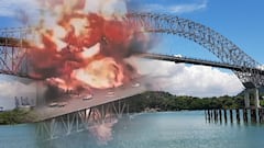 El incendio ocurrió bajo una de las estructuras más importantes del Canal de Panamá.