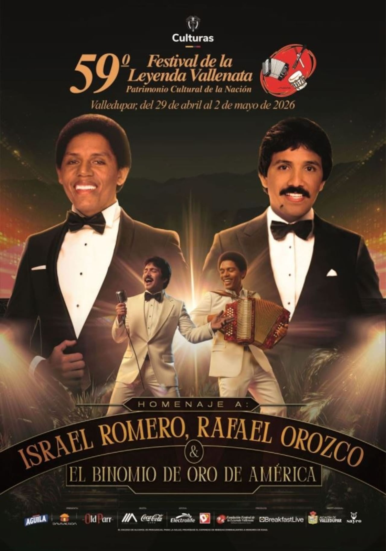 Durante 16 años, Israel Romero y Rafael Orozco deleitaron a los colombianos con las canciones del Binomio de Oro.