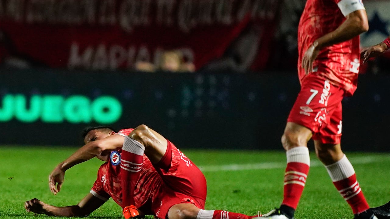 Esta es la desgarradora imagen de la lesión de luciano Sánchez, en la Copa Libertadores 2023.