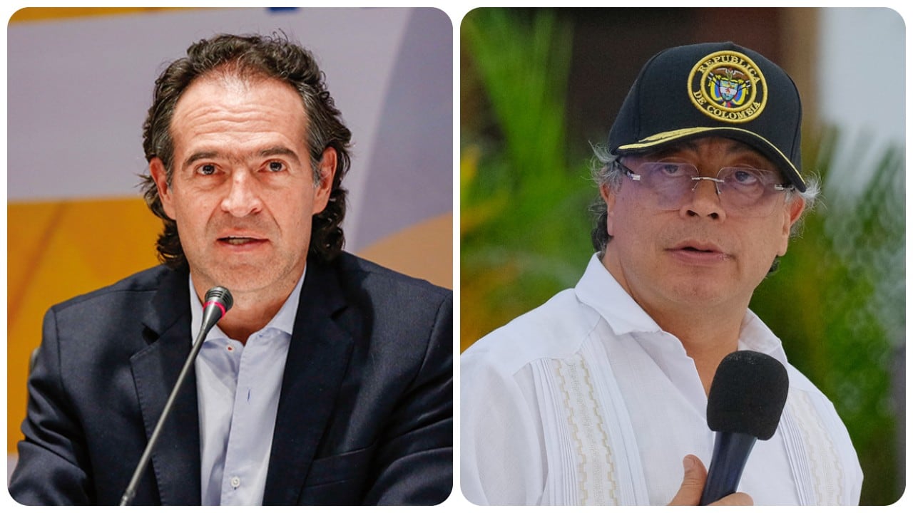 Federico Gutiérrez y Gustavo Petro