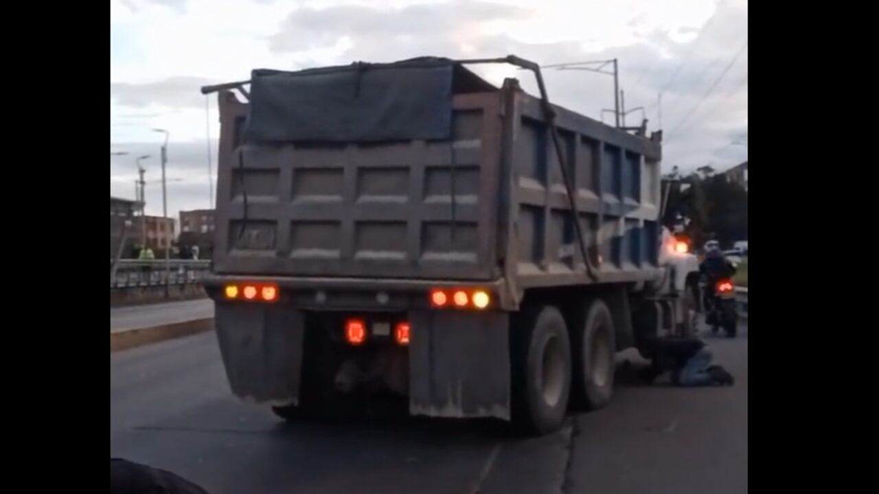Se reportó congestión en una de las vías de Bogotá.
