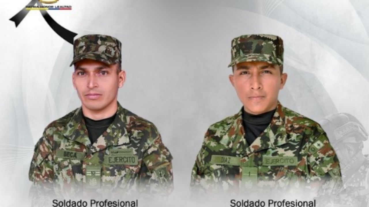 Dos soldados pierden la vida en siniestro vial mientras cumplían labores operacionales