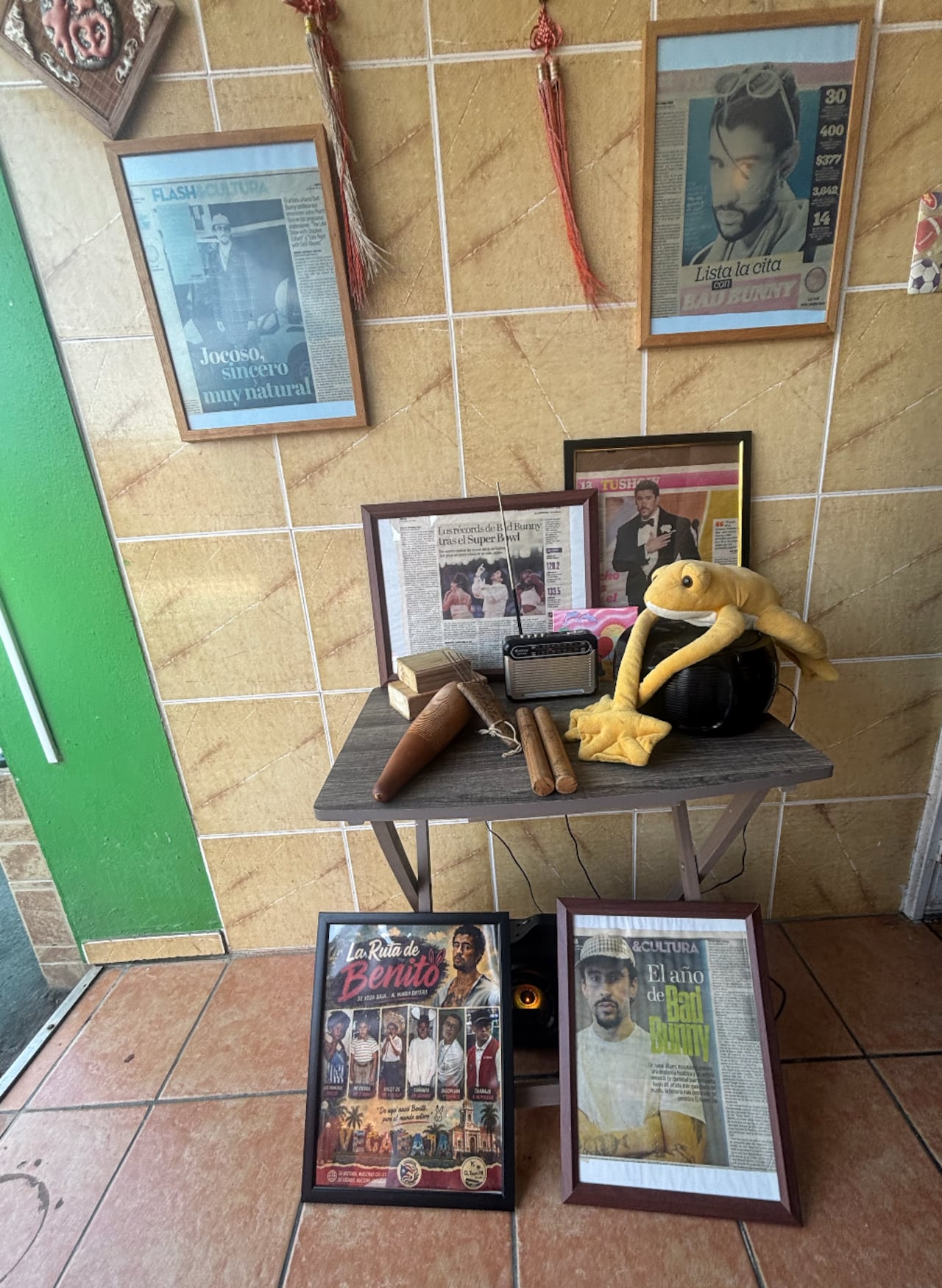 Doña Teresa, casa de fanática de Bad Bunny.