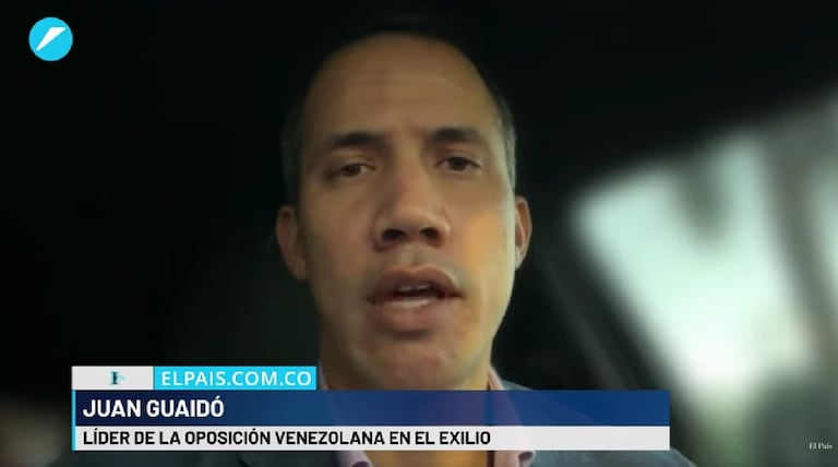 Juan Guaidó en entrevista con El País
