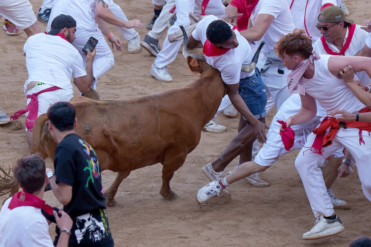 Normalmente son varias las personas las que resultan golpeadas por los toros.