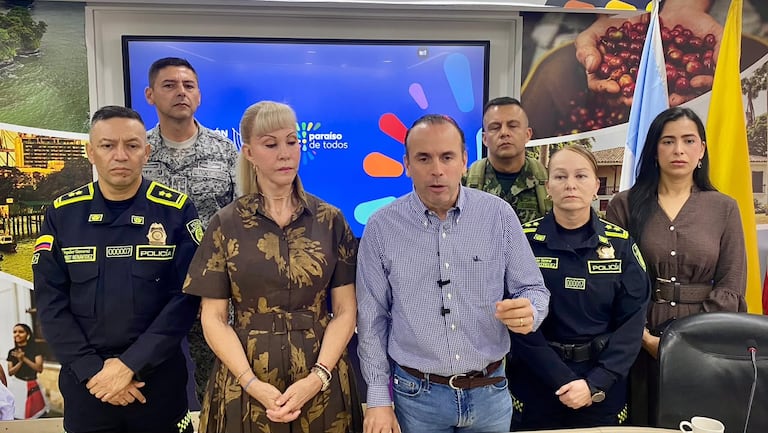 Dispositivo de seguridad posesión De la Espriella