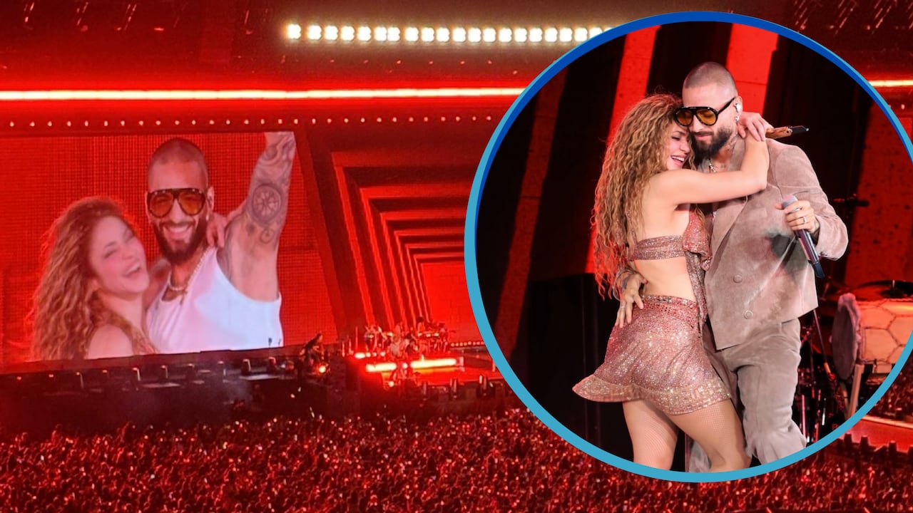 Shakira y Maluma encienden Medellín: una aparición sorpresa que desató la locura en el Atanasio Girardot.
