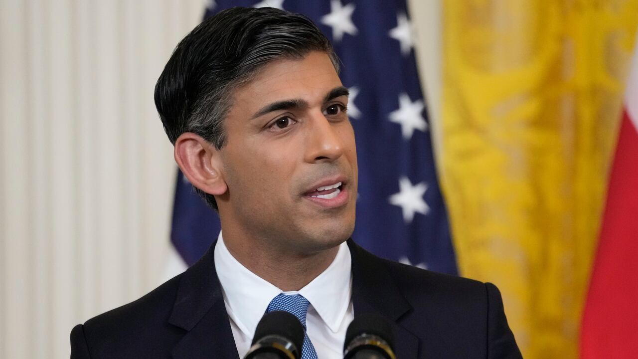 President Joe Bide with British Prime Minister Rishi Sunak