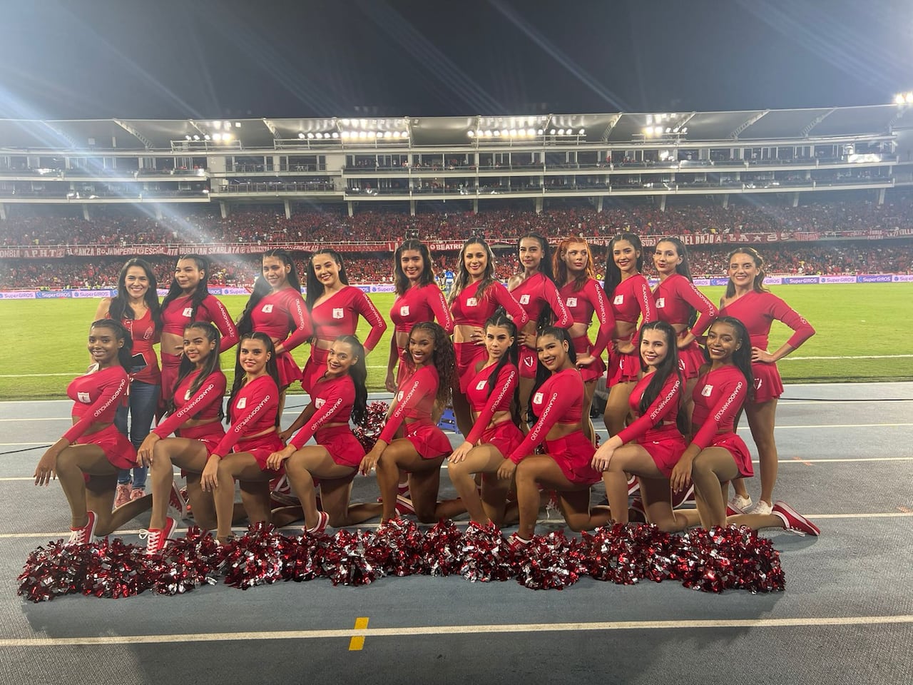 Porristas América de Cali.