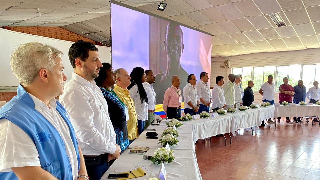 Instalación del Espacio de Conversación Sociojurídica para la Paz Urbana en Buenaventura.