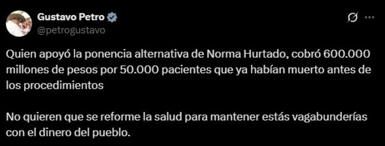 Este fue el pronunciamiento del presidente Gustavo Petro ante la denuncia de Wilson Arias.