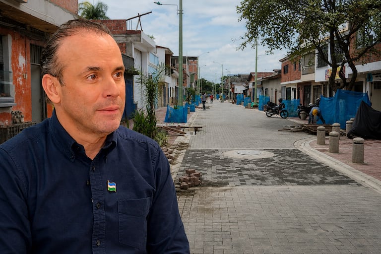 El alcalde Alejandro Eder se refirió al avance en las obras de remodelación del barrio Obrero, centro de la ciudad.