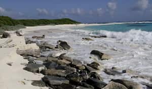 Zona de Johnny Cay en San Andrés.