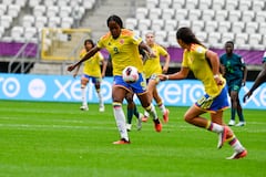 Valerin Loboa (9) marcó el tanto de la victoria de Colombia frente a Nigeria por los cuartos de final del Mundial Femenino Sub-20 del 2026.