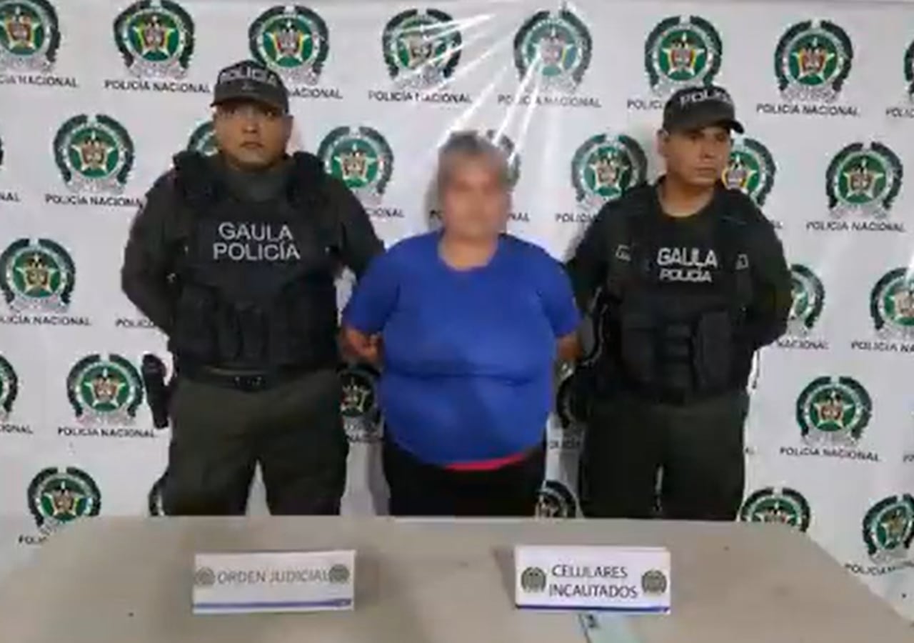 Capturas del Gaula de la Policía.