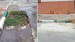 Así lucía el punto antes de la reparación en la Calle 5 Oeste #53, barrio Belisario Caicedo.
