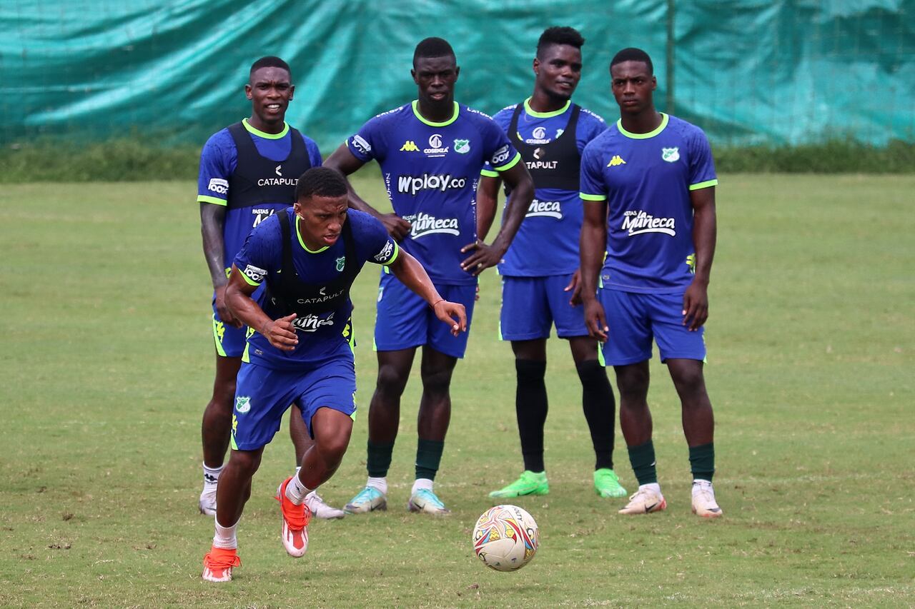 Entrenamiento del Deportivo Cali en Pance.