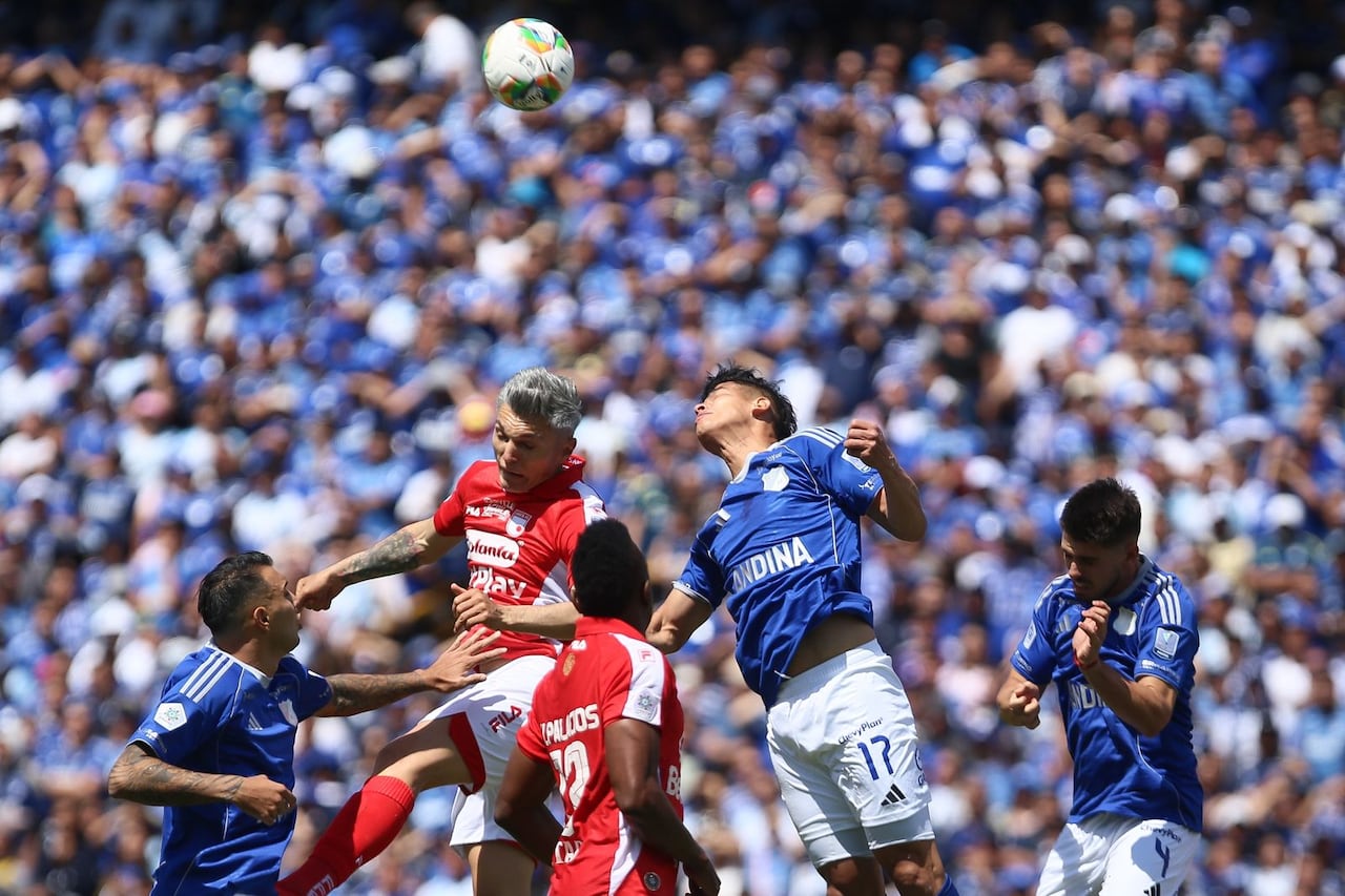 Imagen del clásico capitalino entre Millonarios e Independiente Santa Fe por la fecha 16 del primer semestre de la Liga Colombiana 2026.