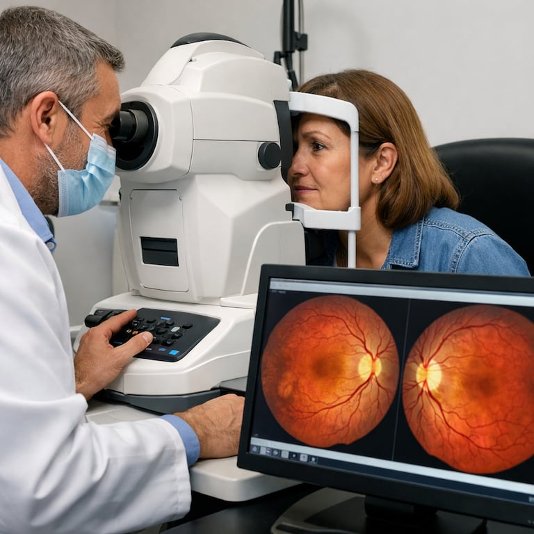 Un examen de retina puede detectar a tiempo enfermedades como la retinopatía diabética, que en etapas iniciales no presenta síntomas.